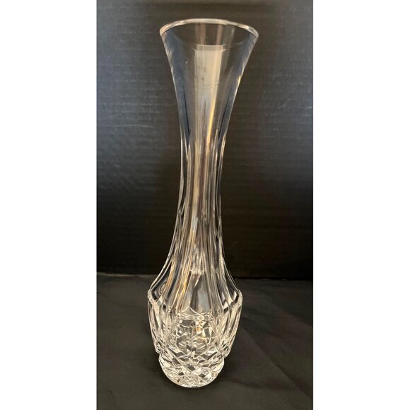Oneida Heavy Lead Crystal Flower Bud Vase - Picture 1 of 7